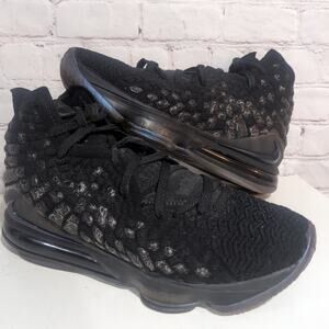 Nike Lebron 17 XVII In The Arena Black Men’s Size 9 Sneakers BQ3177-001